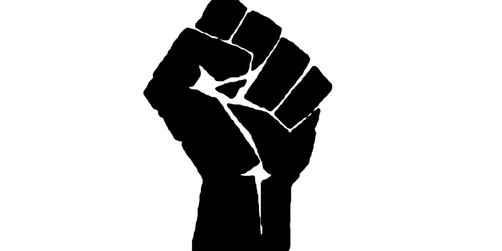 Product for the People's logo, which is a raised, clunched fist.